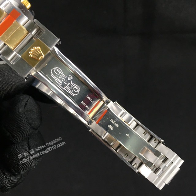 勞力士複刻手錶 勞力士單黃海使型 Rolex間金小鬼王SEA-DEWLLER 126603  gjs1709
